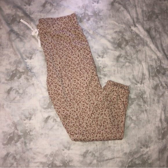 J Crew Neutral Leopard Print Joggers - Picture 2 of 5
